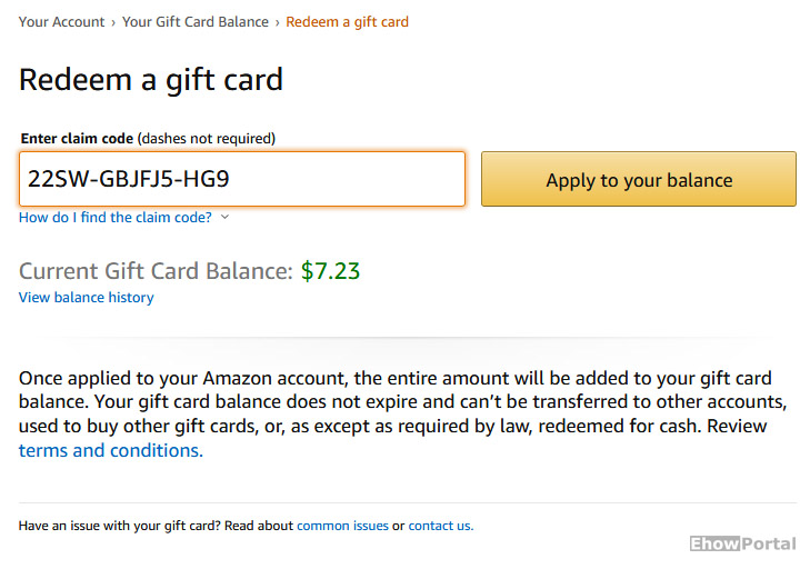 Amazon Gift Card Balance Without Claim Code wenchwebdesigns